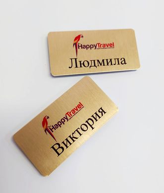Badges for travel agency, Золотой