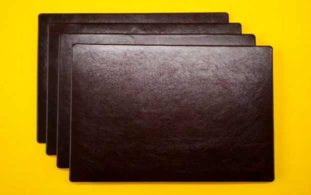 Placemat thick made of genuine leather