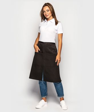 Waiter apron long with slit