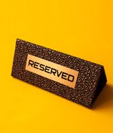 Reserved Sign \ Table tent