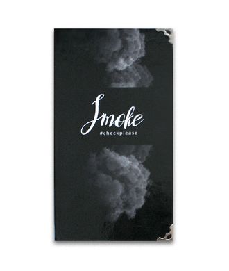 Сheck book "Smoke"