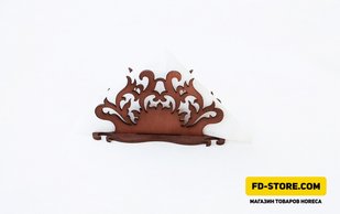 Napkin holder "Monograms" with coating