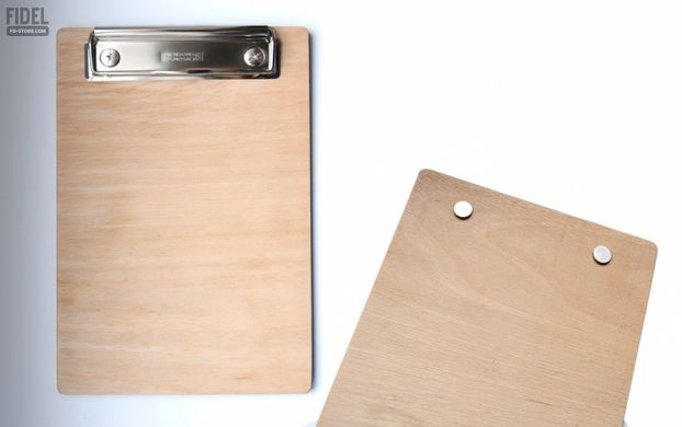 Waiter's tablet made of plywood