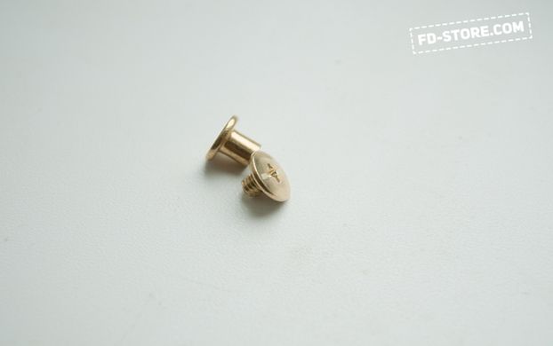 Book screw 0.5 cm gold, Золотой