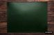 Table pad made of leatherette with any logo, Green