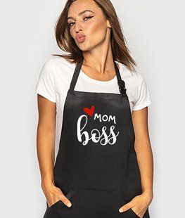 Фартук "MOM Boss" для кафе и ресторанов